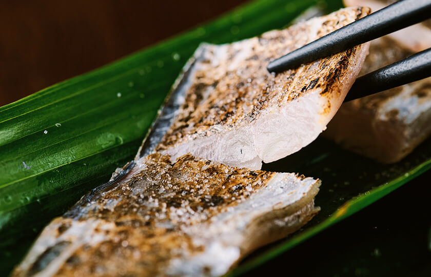 太刀魚の炙り刺し